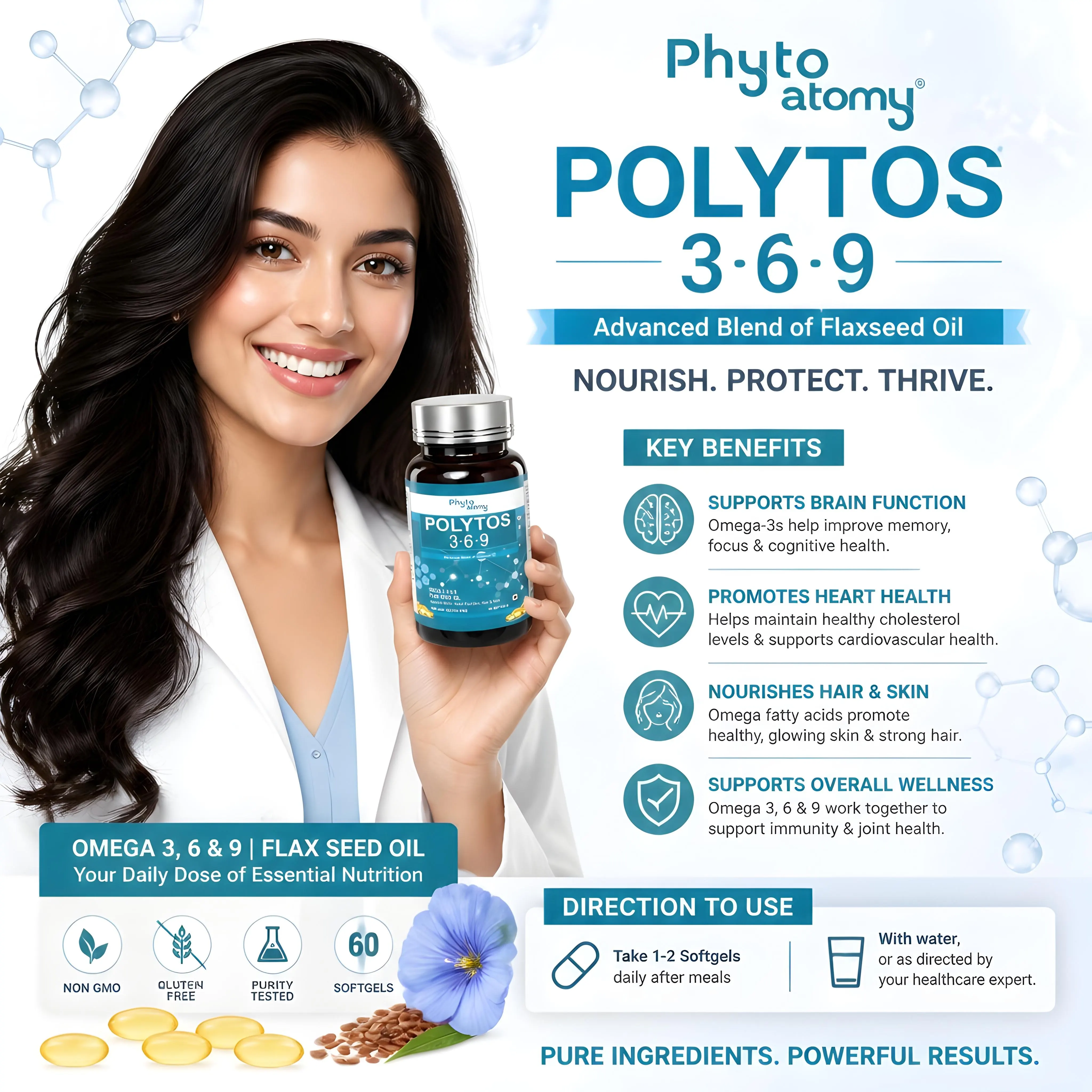 Polytos 3,6,9 Softgel Capsule (60 Capsule)